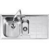 BARAZZA lavello con 1 vasca e mezzo + gocciolatoio a destra B-LEVEL 1LLV100/D - 1LLV100/D