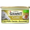 Purina Gourmet Gourmet gold pate con pollo carote e zucchine 85 gr