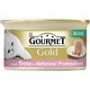 Purina Gourmet Gourmet gold mousse con trota e deliziosi pomodorini 85 gr