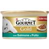 Purina Gourmet Gourmet gold dadini con salmone e pollo 85 gr