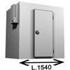 Cella Frigorifera Positiva (0°C/+10°C) Motore Accavallato Senza Pavimento Larghezza 154 Cm - Cella Pos. 1540 x 2140 No Pav. Mot. Accavallato