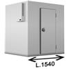 Cella Frigorifera Positiva (0°C/+10°C) Motore Accavallato Con Pavimento Larghezza 154 Cm - Cella Positiva 1540 x 1540 Pav. Mot. Accavallato