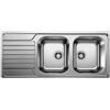 BLANCO lavello 2 vasche + gocciolatoio BLANCODINAS 8 S 1328106 - 1328106