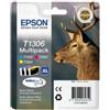epson Cartucce inkjet ink pigmentato Cervo T1306 Epson c+m+g Conf. 3 - C13T13064012