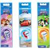 Oral-B Linea Igiene Dentale Quotidiana Kids Power 3 Spazzolini di Ricambio