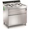 Fama Friggitrice Elettrica Modello MFR212M Potenza 9000x2 Watt Capacità Lt. 12 + 12 Dim. cm L.80 P.70 H.96