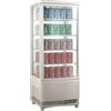 Amitek Espositore Refrigerato per Bibite AK98EB2 - Lt 98 - Doppia Porta con Vetri Curvi - Temp. +0° +12° C