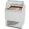 TecFrigo Vetrina Refrigerata per Gelato Modello CARISMA 4+4 Capacità 4+4 Vaschette