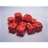 Chessex Set 12 dadi D6 Fire 16mm Speckled (nero/arancio sfumato) CHX25703