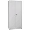 Allforfood Armadio portascope zincoplastificato - n. 2 ante battenti - dim cm l100 x p50 x h200