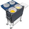 Ifi Contenitore isotermico - mod. coolbox - struttura in polietilene - coperchio in polietilene - adatto per conservare gelato fino a 4 ore con coperchio chiuso - dimensioni cm l 60 x p 30 x 51,4 h