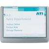 Durable Targhe DURABLE CLICK SIGN ABS trasparente/grafite 149x105,5 mm 486137