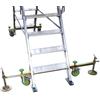 Facal Kit 2 basi con ruote+2 livellatori+2 barre per scala diva