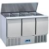 CoolHead Saladette Refrigerata GN1/1 con top inox apribile Modello CR93A 3 porte autochiudenti Refrigerazione statica