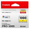 Canon Cartuccia D'Inchiostro Giallo Pfi-1000Y 0549C001 3365 Pagine 80Ml Originale