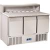 CoolHead Saladette refrigerata GN1/1 con top pizza CRP93A 3 porte statico