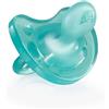 Chicco PhysioForma - Succhietto Gommotto 6-16M in Silicone Azzurro, 1 Pezzo