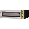 Ristosubito Forno Elettrico meccanico per pizza PF 1 camera di cottura Porta a vetro N. Pizze 6 (Ø cm 35) Modello ENDOR 6L GLASS