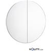 Specchio tondo Fuji Scarabeo h25724