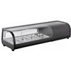 Amitek Vetrina Refrigerata da banco espositive per Sushi Modello AK413VSB contenitori 4GN 1/3