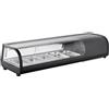 Amitek Vetrina Refrigerata da banco espositive per Sushi Modello AK513VSB contenitori 5GN 1/3