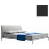 ZANOTTA letto matrimoniale TALAMO con piedini neri per materasso 160 x 200 cm - 1883/1-31605-166x216-PIEDI-NERI