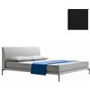 ZANOTTA letto matrimoniale TALAMO con piedini neri per materasso 160 x 200 cm - 1883/1-31606-166x216-PIEDI-NERI