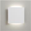 Biluce MATTONELLA Bianca Applique LED 15W Quadrata Biemissione Extra Piatta