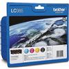 Brother Cartuccia Brother DCP-J315W nero ciano magenta giallo [LC-985VALBP]