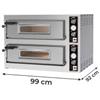 Forno Elettrico Pizzeria Max Doppio (4 + 4) Pizze Diametro 34 Cm H 15 Cm