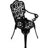 SELETTI sedia con braccioli INDUSTRY GARDEN - 18684-NER