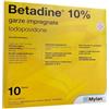 Meda Pharma Spa Betadine 10% Garze Impregnate 10 Garze