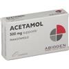Abiogen Pharma Spa Acetamol 500 Mg Supposte 10 Supposte