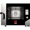 Tecnoeka Forno a convezione con comandi TOUCH CONTROL Modello MKF464TS Capacità n.4 Vassoi/Griglie cm 60x 40 Potenza Kw 7,8 Apertura a ribalta Temp.°C. 30 / 270 Dim. cm L.85 P.103.5 H.70