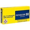 Haleon Preparazione H Trattamento Emorroidi e Ragadi Anali, 12 Supposte