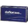 Servier Daflon 500mg Compresse per Insufficienza Venosa, 60 Compresse Rivestite