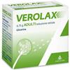 Angelini Verolax Adulti 6,75g Glicerina Soluzione Rettale Trattamento Stitichezza, 6 Contenitori Monodose da 9g