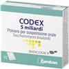 Biocodex Codex 5 Miliardi Polvere per Sospensione Orale Saccharomyces boulardii, 10 Bustine