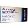 Marco Viti Glicerolo Mv Adulti 2250mg Trattamento Stitichezza Occasionale, 18 Supposte