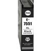 EPSON Cartuccia t7551xl nera compatibile per epson wf8510,wf8010,wf8590,wf8090 c13t755140xl 7551 capacita 100ml - 5.000 pagine