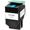LEXMARK Toner ciano compatibile con Lexmark C540H1CG ciano 2000 pagine