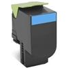 LEXMARK Toner ciano compatibile con Lexmark 80C2SC0(802SC) ciano 2000 pagine