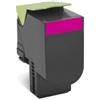 LEXMARK Toner 802sm magenta compatibile per lexmark cx310n cx310dn cx410de cx410dte cx410e cx510 80c2sm0 2.000 pagine