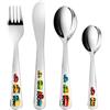 Tescoma POSATE DA TAVOLA, MACCHININE, SET 4 PZ "BAMBINI"