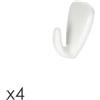 Tescoma GANCI ADESIVI PICCOLI, 4 PZ "PRESTO"