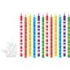 Tescoma CANDELINE PER TORTE DI COMPLEANNO, 10 CM 12 PZ "DELICIA KIDS"