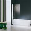 Novellini Box Sopravasca Aurora 1 in Cristallo Cm 85 - Misura : 85x150H - Profilo: Bianco