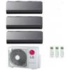 LG Condizionatore Climatizzatore LG trial split inverter R-32 ArtCool Uv Nano Mirror 12000+12000+12000 Btu con MU4R25.U22 Wifi integrato 12+12+12