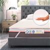 InMaterassi Topper Memory Foam Comfort Ergonomico e Morbido per il Tuo Materasso : Dimensioni - 180 X 200 CM