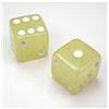 Koplow Dado d6 Fosforescente 16mm Giallo - K01908